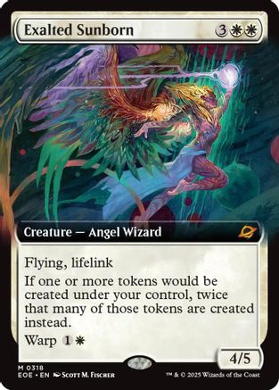 Exalted Sunborn (Extended Art) (EOE-318)  - Edge of Eternities