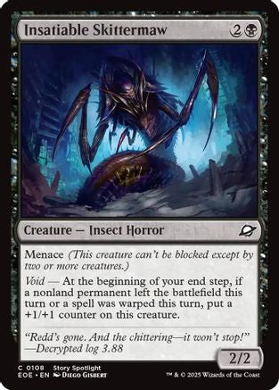 Insatiable Skittermaw (EOE-108) - Edge of Eternities Foil
