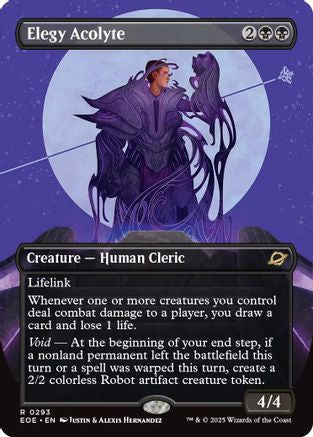Elegy Acolyte (Borderless) (EOE-293)  Foil - Edge of Eternities