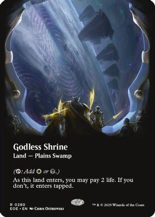 Godless Shrine (Borderless) (EOE-280)  - Edge of Eternities