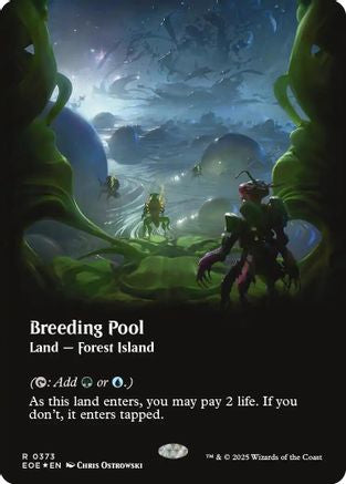 Breeding Pool (Borderless) (Galaxy Foil) (EOE-373)  Foil - Edge of Eternities