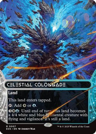 Celestial Colonnade (0007) (Borderless) (EOS-007)  - Edge of Eternities: Stellar Sights