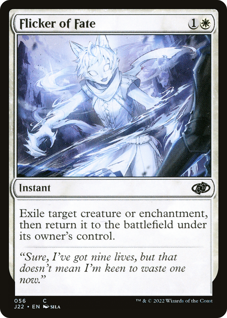 Flicker of Fate (J22-056)  - Jumpstart 2022