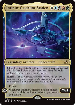 Infinite Guideline Station (EOE-219)  Foil - Edge of Eternities