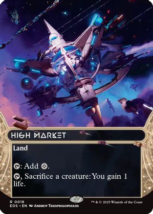 High Market (0018) (Borderless) (EOS-018)  - Edge of Eternities: Stellar Sights