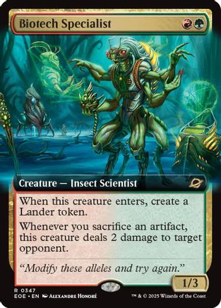 Biotech Specialist (Extended Art) (EOE-347)  Foil - Edge of Eternities