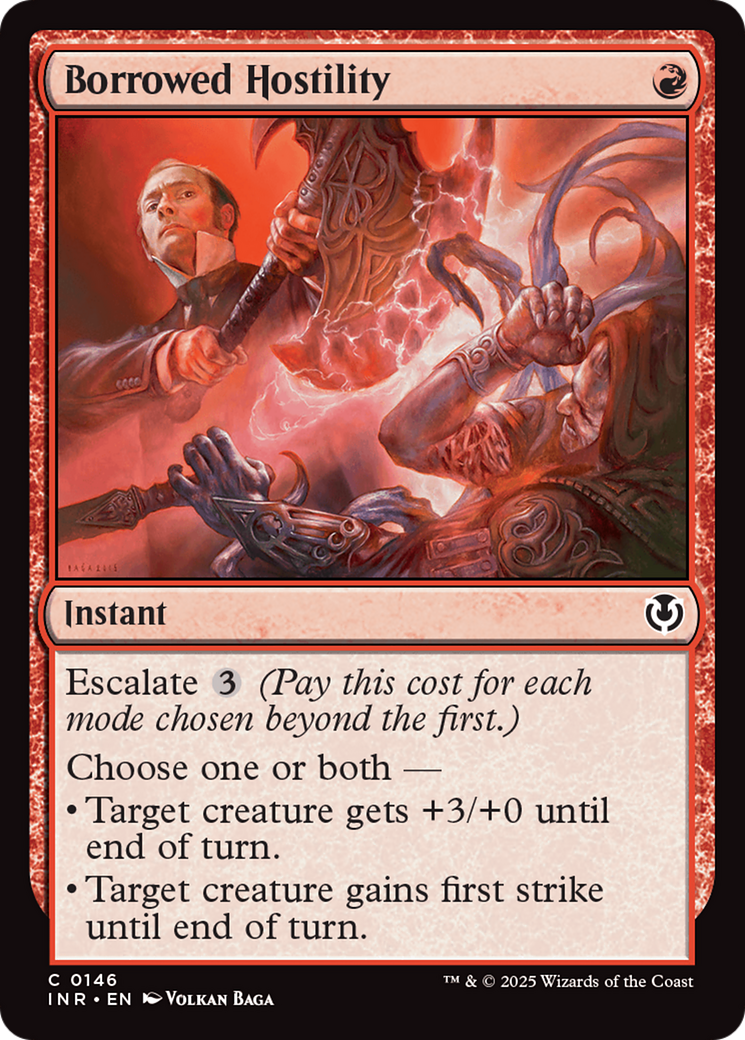 Borrowed Hostility (INR-146)  Foil - Innistrad Remastered