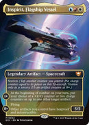 Inspirit, Flagship Vessel (Borderless) (EOC-002) - Commander: Edge of Eternities Foil