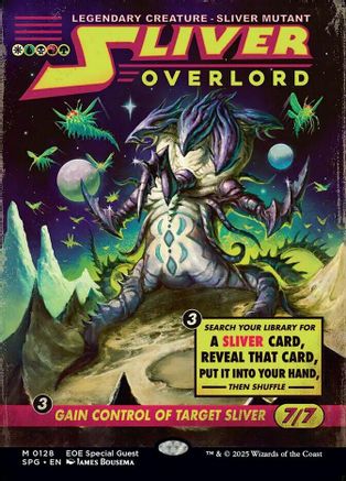 Sliver Overlord (Showcase) (SPG-128)  Foil - Special Guests