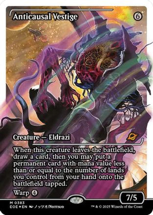 Anticausal Vestige (Showcase) (Fracture Foil) (EOE-383) - Edge of Eternities Foil