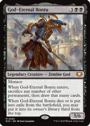 God-Eternal Bontu (EOC-083)  - Commander: Edge of Eternities