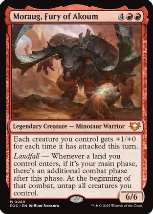 Moraug, Fury of Akoum (EOC-089) - Commander: Edge of Eternities