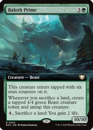 Baloth Prime (Extended Art) (EOC-033)  - Commander: Edge of Eternities