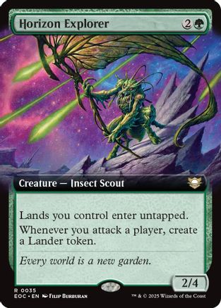 Horizon Explorer (Extended Art) (EOC-035)  - Commander: Edge of Eternities