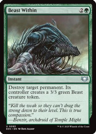 Beast Within (EOC-093)  - Commander: Edge of Eternities