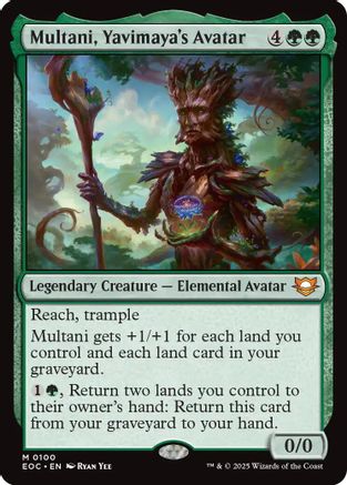 Multani, Yavimaya's Avatar (EOC-100) - Commander: Edge of Eternities