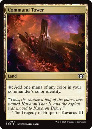 Command Tower (EOC-059)  - Commander: Edge of Eternities