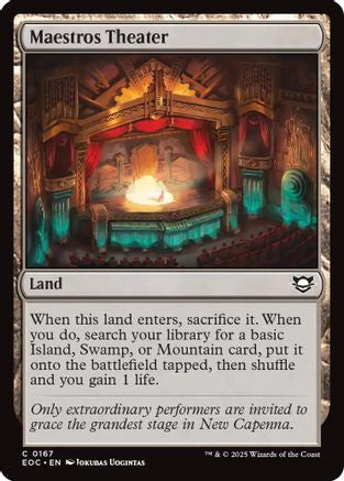 Maestros Theater (EOC-167) - Commander: Edge of Eternities