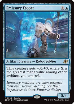 Emissary Escort (EOE Bundle) (UMP-399)  Foil - Unique and Miscellaneous Promos