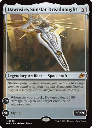 Dawnsire, Sunstar Dreadnought (EOE-238)  Foil - Edge of Eternities