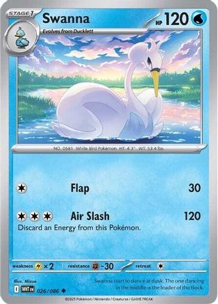 Swanna 026/086  SV White Flare