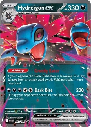 Hydreigon ex 067/086 - Holofoil SV White Flare