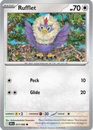 Rufflet 077  SV Black Bolt