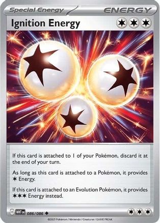 Ignition Energy 086/086  - Reverse Holofoil SV White Flare
