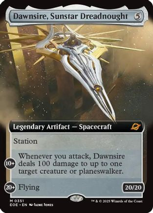 Dawnsire, Sunstar Dreadnought (Extended Art) (EOE-351)  - Edge of Eternities