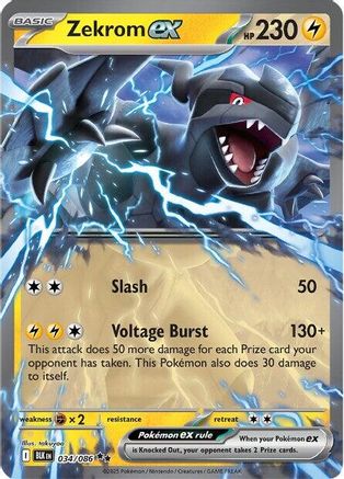 Zekrom ex 034/086 - Holofoil SV Black Bolt