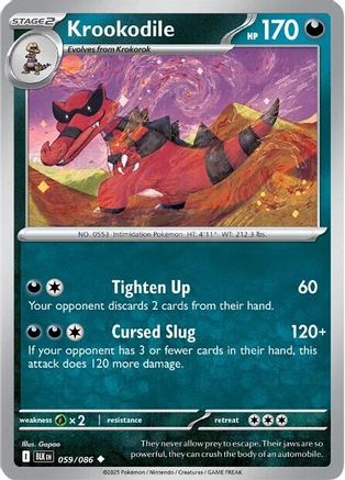 Krookodile 059/086  SV Black Bolt