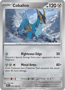 Cobalion 066/086  - Holofoil SV Black Bolt - Rare