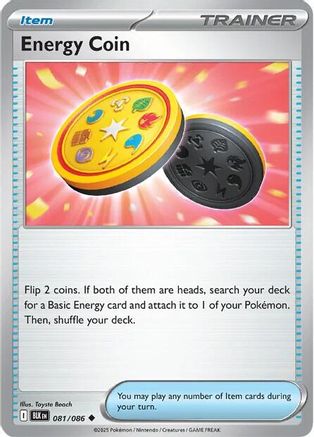 Energy Coin 081/086 - Reverse Holofoil SV Black Bolt
