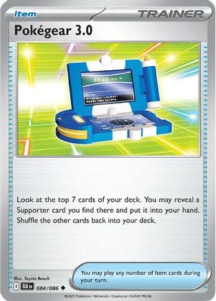 Pokegear 3.0 084/086 - Reverse Holofoil SV Black Bolt