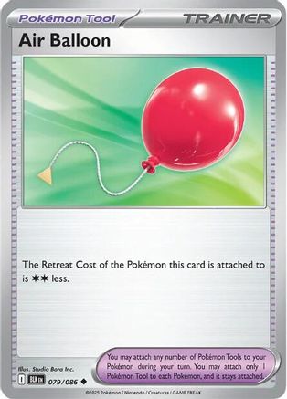 Air Balloon 079/086 - Reverse Holofoil SV Black Bolt
