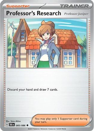 Professor's Research [Professor Juniper] 085/086 - Reverse Holofoil SV Black Bolt