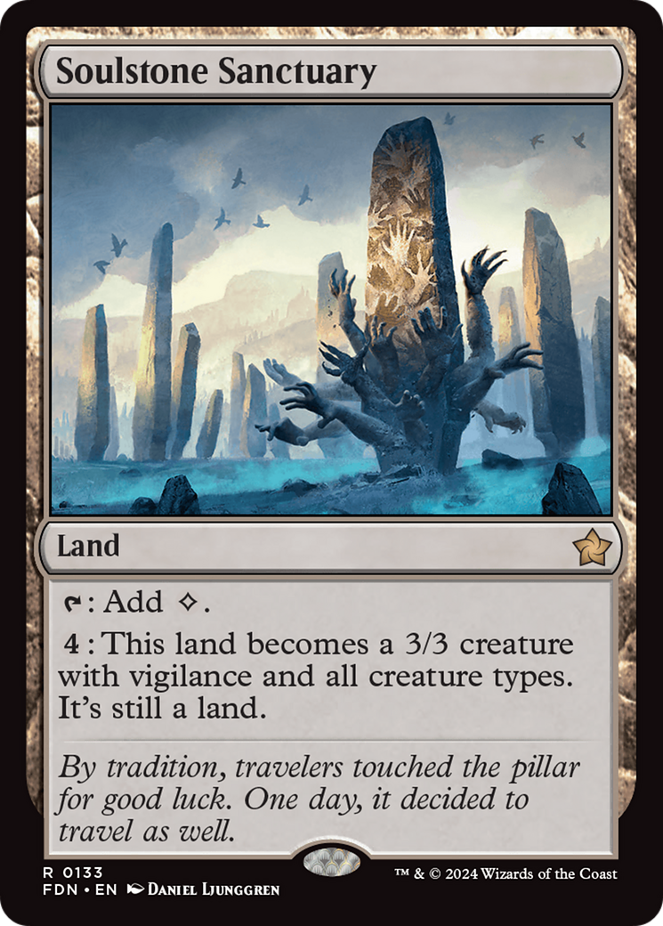 Soulstone Sanctuary (FDN-133)  Foil - Foundations