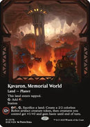 Kavaron, Memorial world (Borderless) (Galaxy Foil) (EOE-376) - Edge of Eternities Foil
