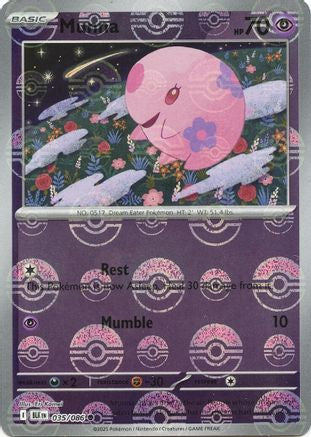 Munna (Poke Ball Pattern) 035 - Holofoil SV Black Bolt