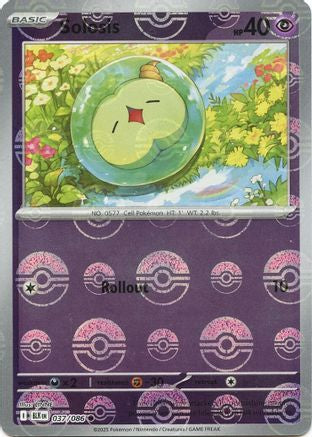 Solosis (Poke Ball Pattern) 037 - Holofoil SV Black Bolt