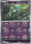 Golett (Poke Ball Pattern) 042/086  - Holofoil SV Black Bolt - Common