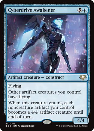 Cyberdrive Awakener (EOC-069)  - Commander: Edge of Eternities