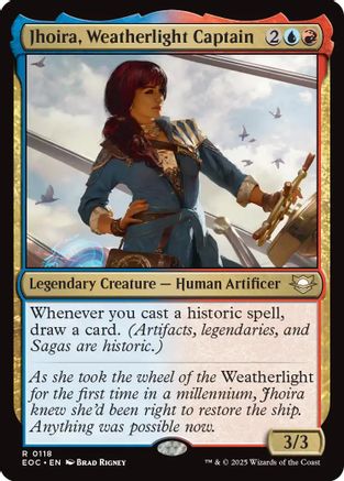 Jhoira, Weatherlight Captain (EOC-118) - Commander: Edge of Eternities