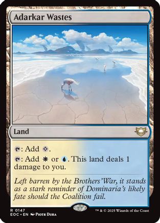 Adarkar Wastes (EOC-147)  - Commander: Edge of Eternities