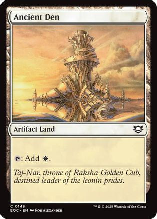 Ancient Den (EOC-148)  - Commander: Edge of Eternities