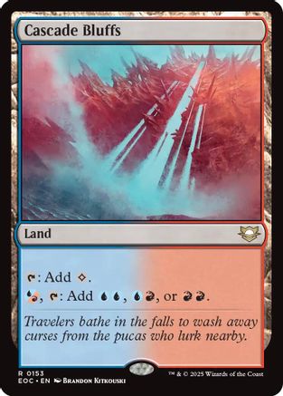 Cascade Bluffs (EOC-153)  - Commander: Edge of Eternities