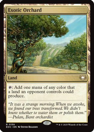 Exotic Orchard (EOC-159)  - Commander: Edge of Eternities