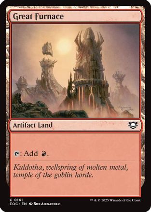 Great Furnace (EOC-161)  - Commander: Edge of Eternities