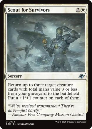 Scout for Survivors (EOE-033) - Edge of Eternities Foil
