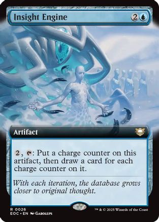 Insight Engine (Extended Art) (EOC-026)  - Commander: Edge of Eternities
